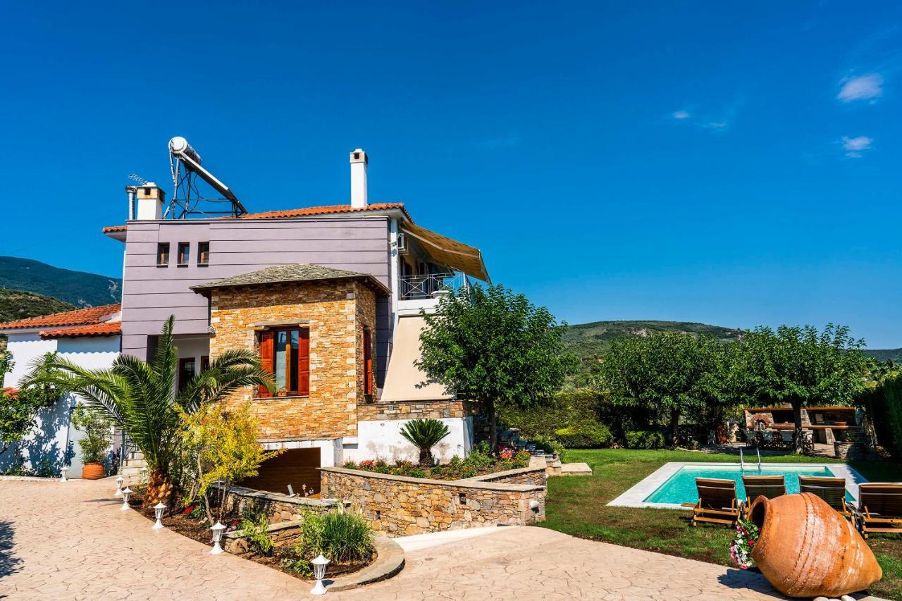 Вилла Chariklia'S House With Private Pool Kato Lekhonia Экстерьер фото