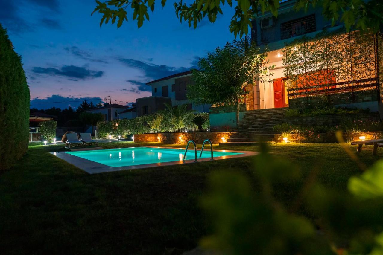 Вилла Chariklia'S House With Private Pool Kato Lekhonia Экстерьер фото