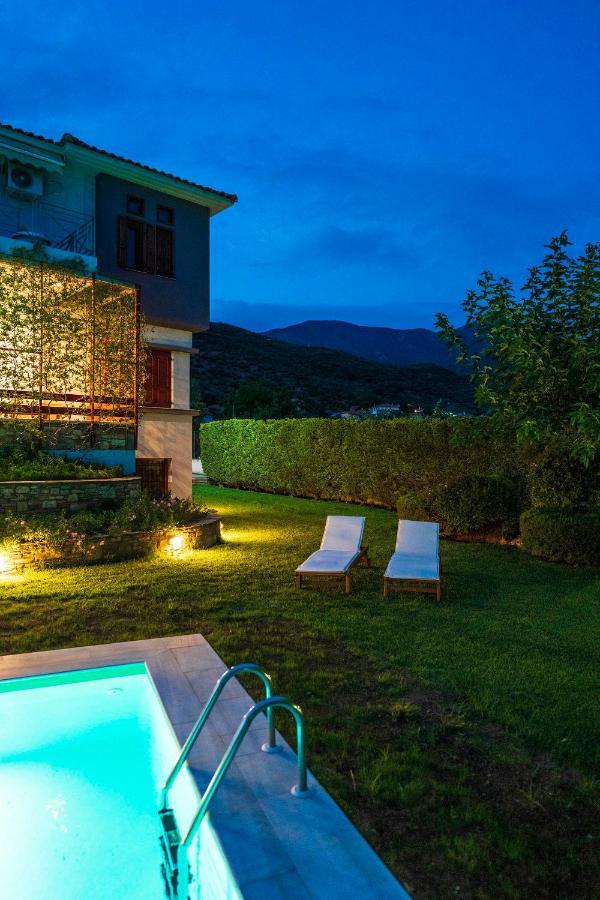 Вилла Chariklia'S House With Private Pool Kato Lekhonia Экстерьер фото